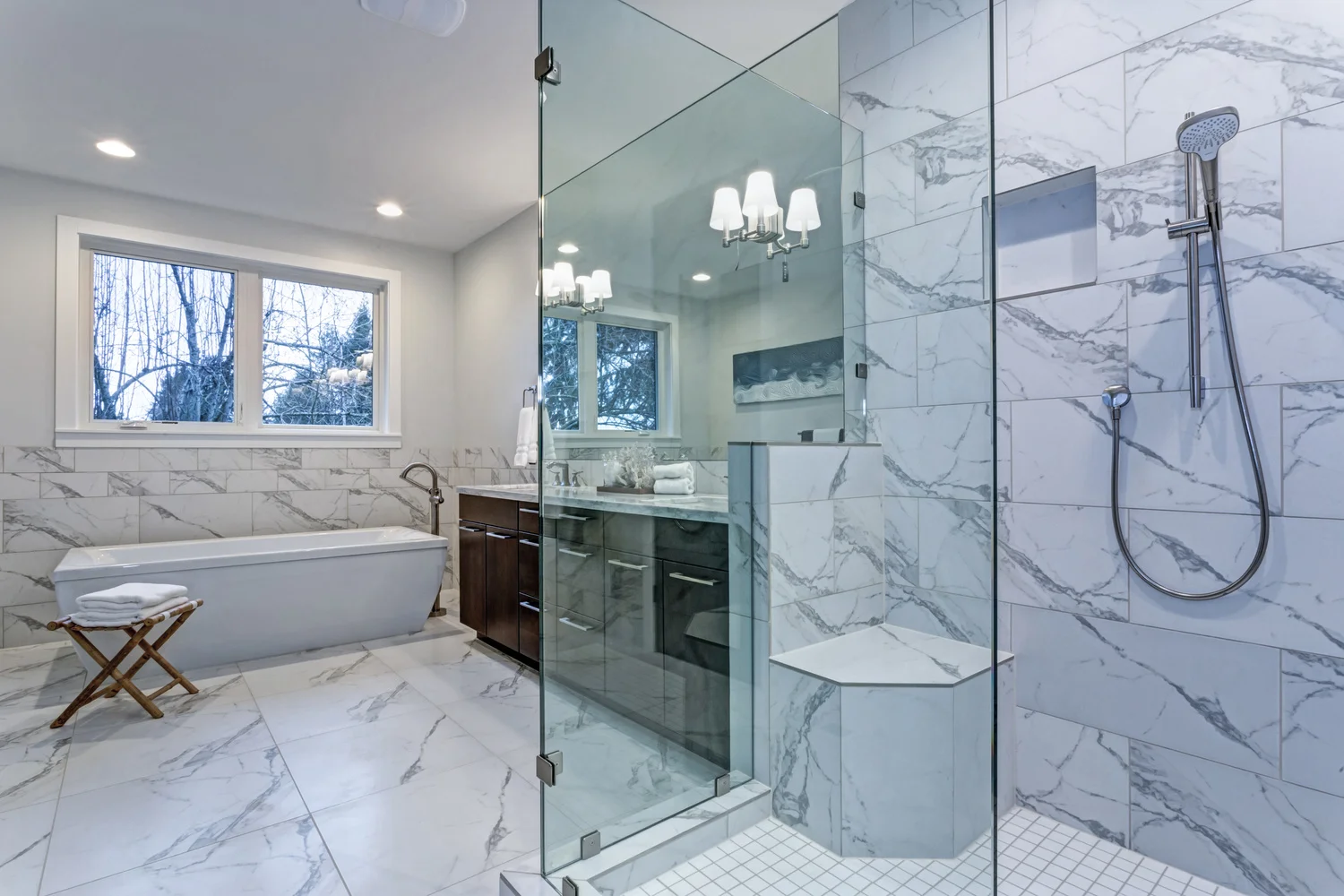 Bathrrom tile installation